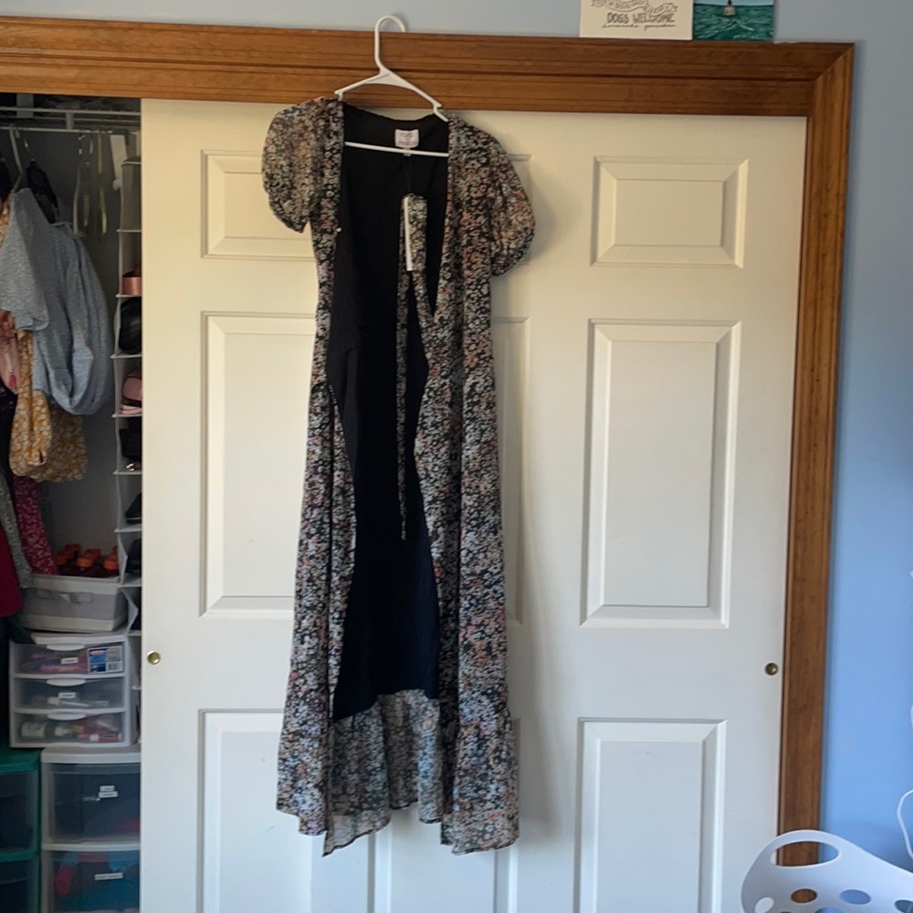 Kodak wrap dress